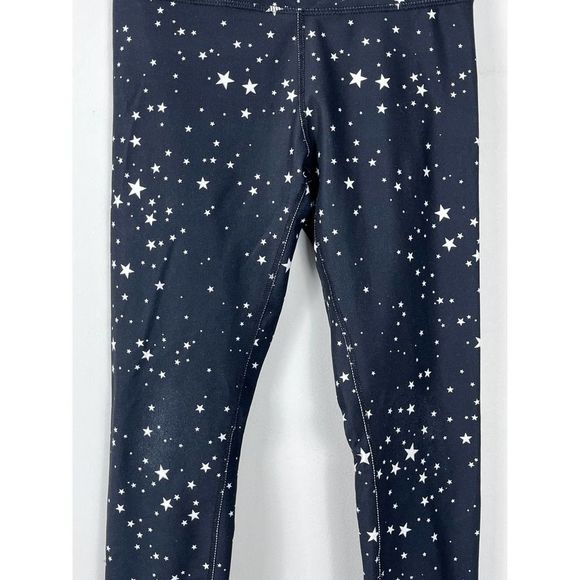 WILDFOX Sweat Black Star Print Leggings Size Medium - Picture 5 of 11